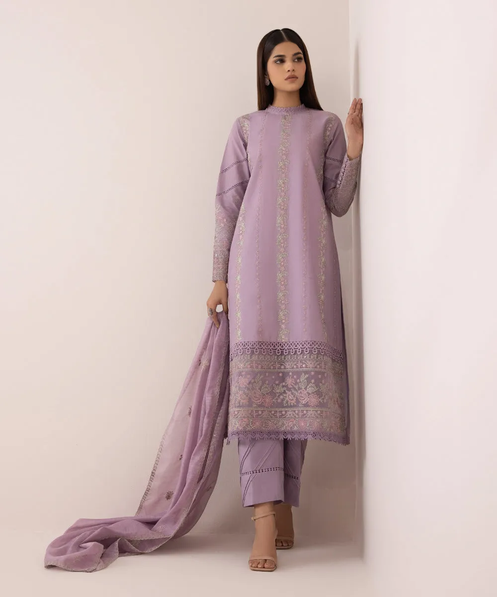 3 Piece - Embroidered Lawn Suit