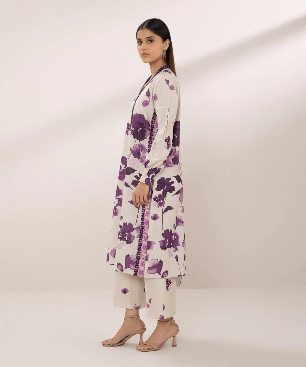 3 Piece - Printed Lawn Suit