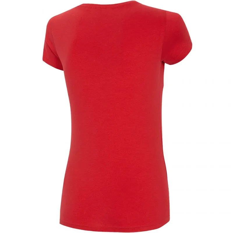 4F Womens Regular T-Shirt - Red