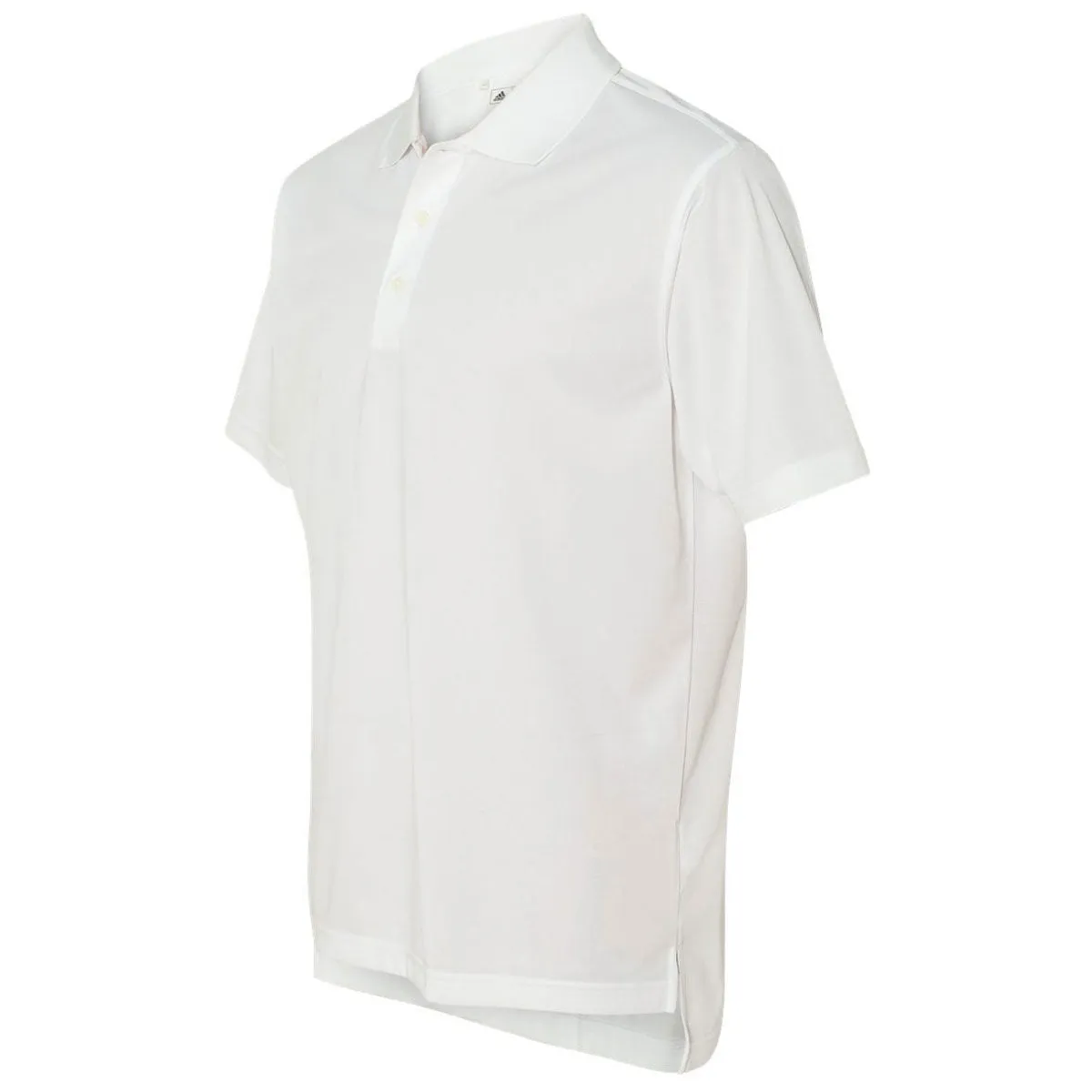 adidas Golf Men's White/Black Climalite Basic Sport Shirt