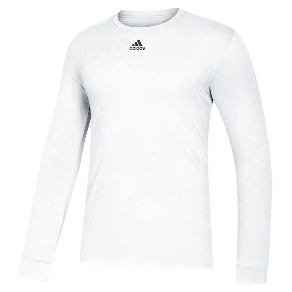 adidas Men's White Amplifier Long Sleeve Tee