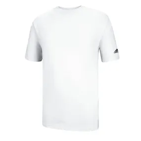 adidas Men's White Short Sleeve Logo Tee