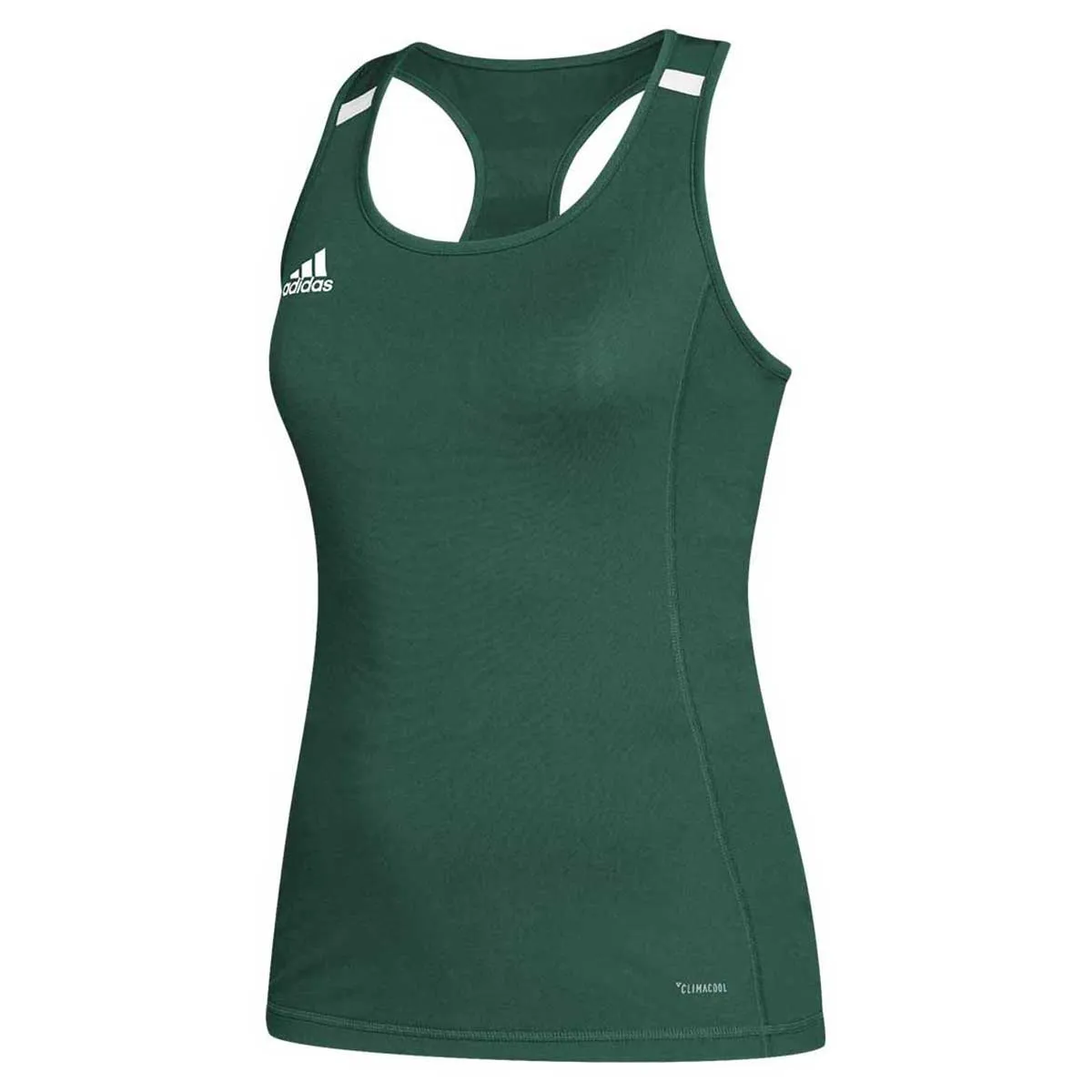 adidas Women's Team Dark Green/White Team 19 Compression Tank