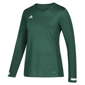 adidas Women's Team Dark Green/White Team 19 Long Sleeve Jersey