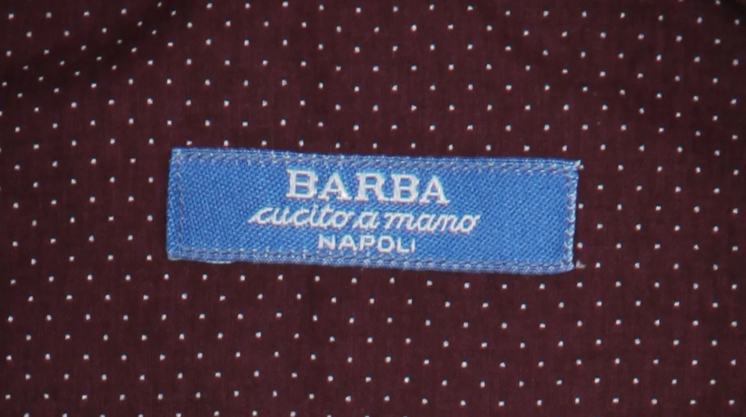 Barba Napoli Burgundy Red Shirt - Extra Slim