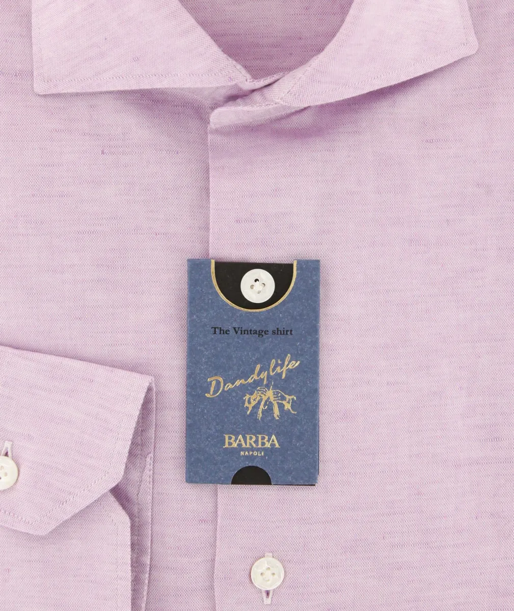 Barba Napoli Lavender Purple Shirt - Extra Slim