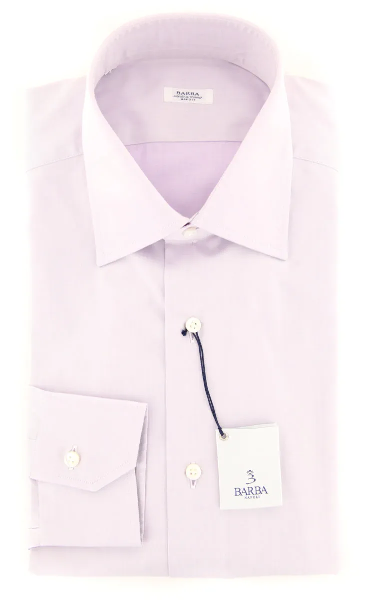 Barba Napoli Lavender Purple Shirt - Slim