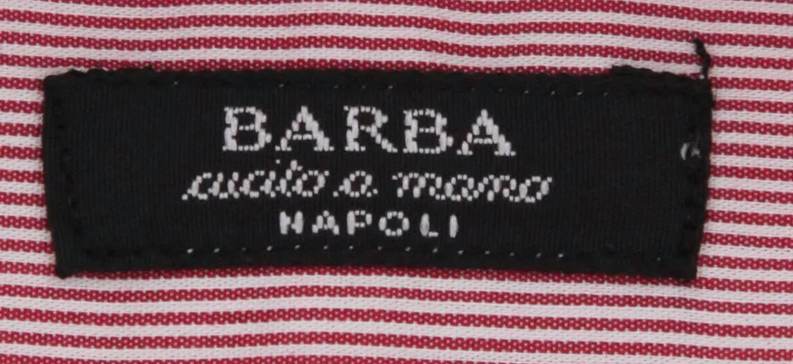 Barba Napoli Red Shirt - 17 US / 43 EU