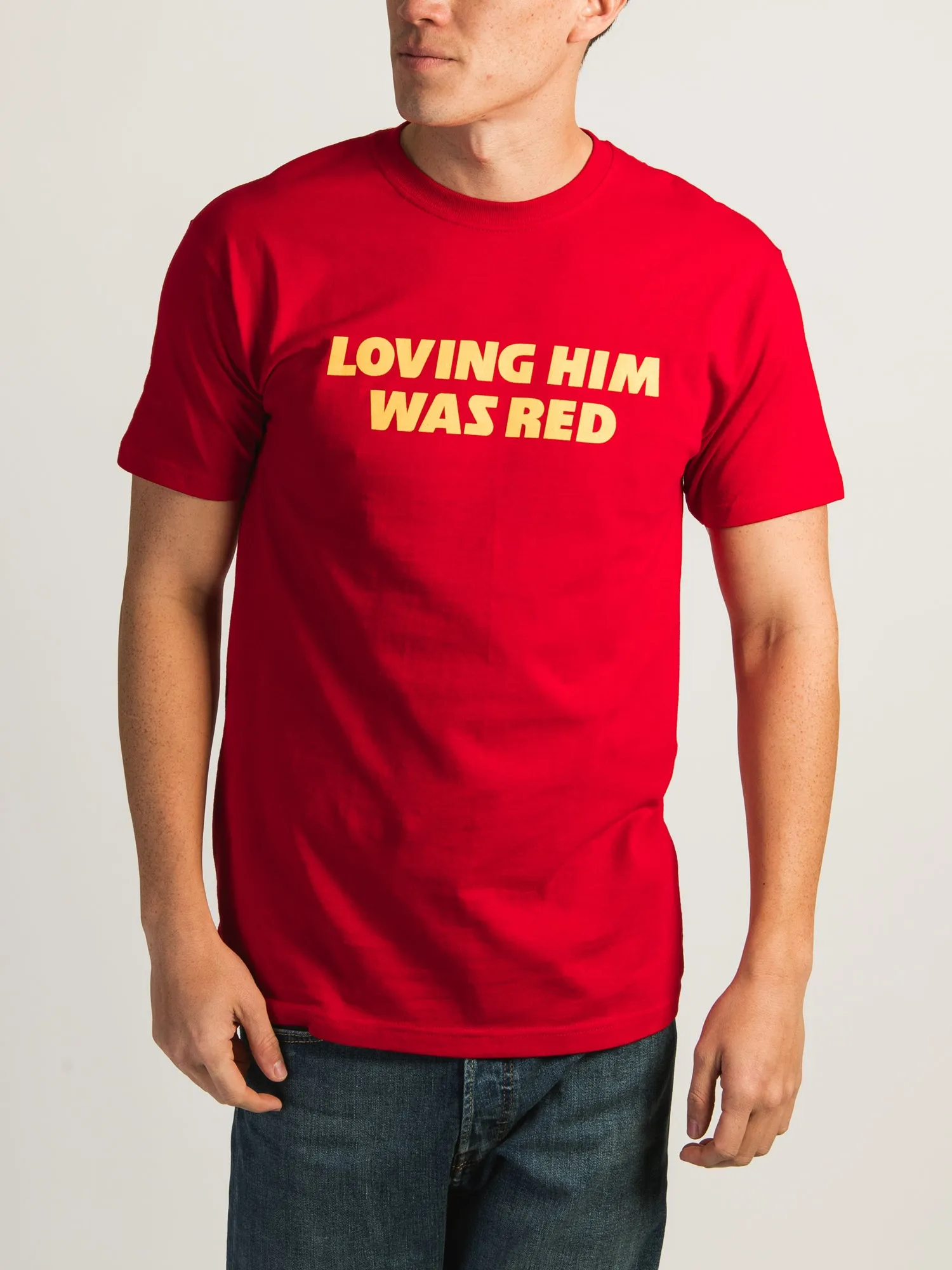 BARSTOOL SPORTS TAYLOR SWIFT   KC - LOVING HIM WAS RED T-SHIRT