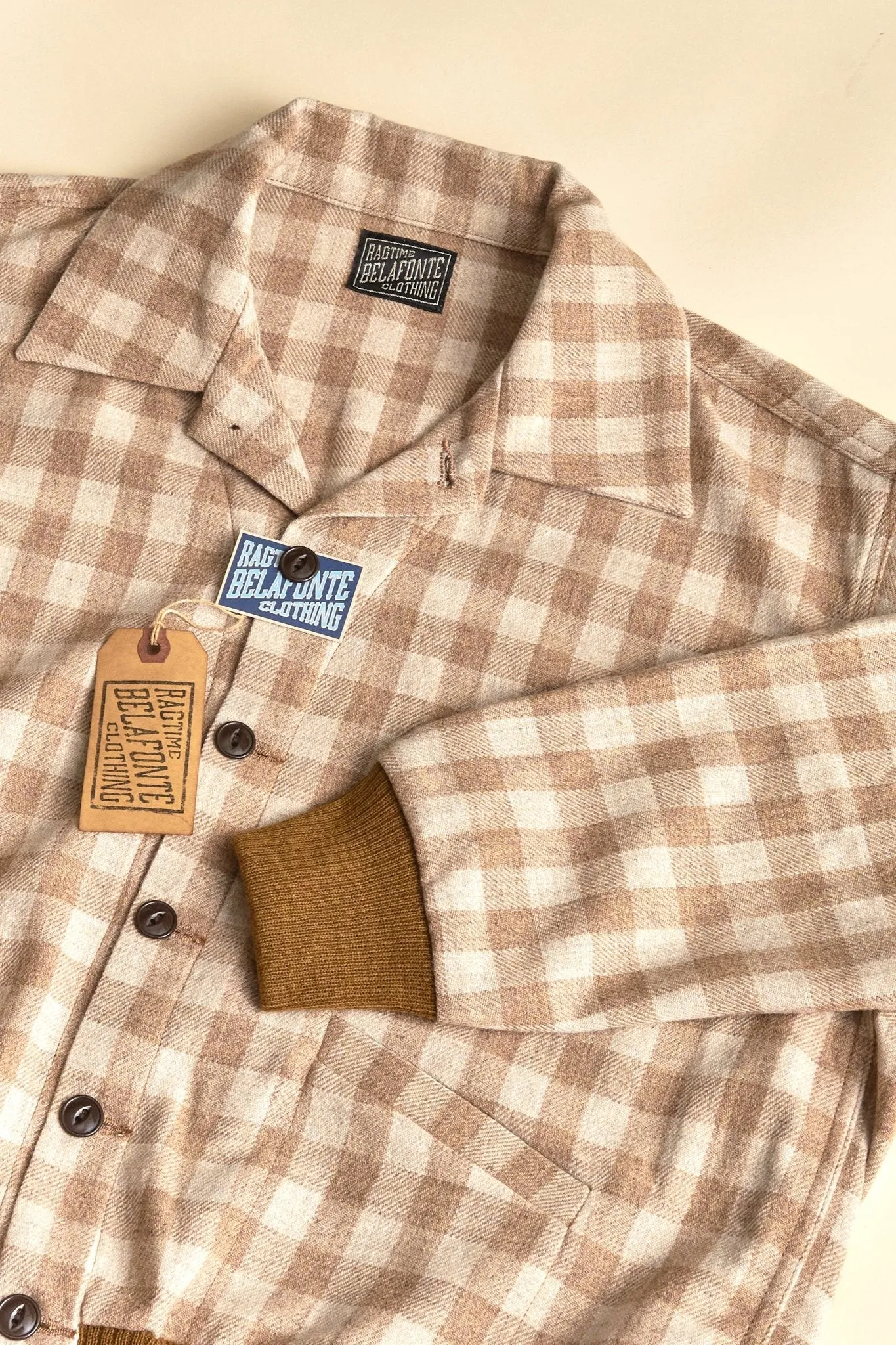 Belafonte Ragtime A1 Jacket - Beige Buffalo Check