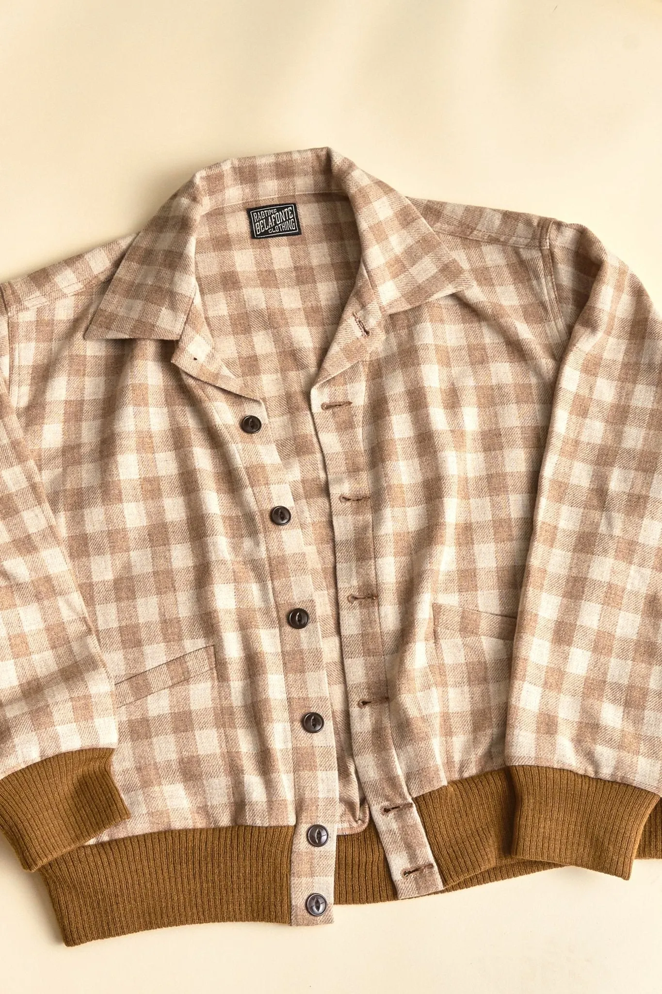 Belafonte Ragtime A1 Jacket - Beige Buffalo Check