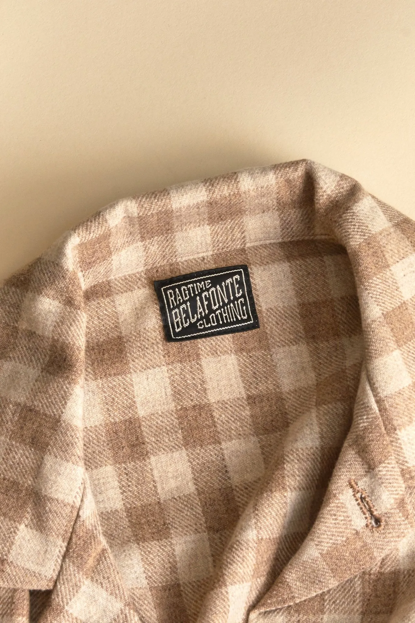 Belafonte Ragtime A1 Jacket - Beige Buffalo Check