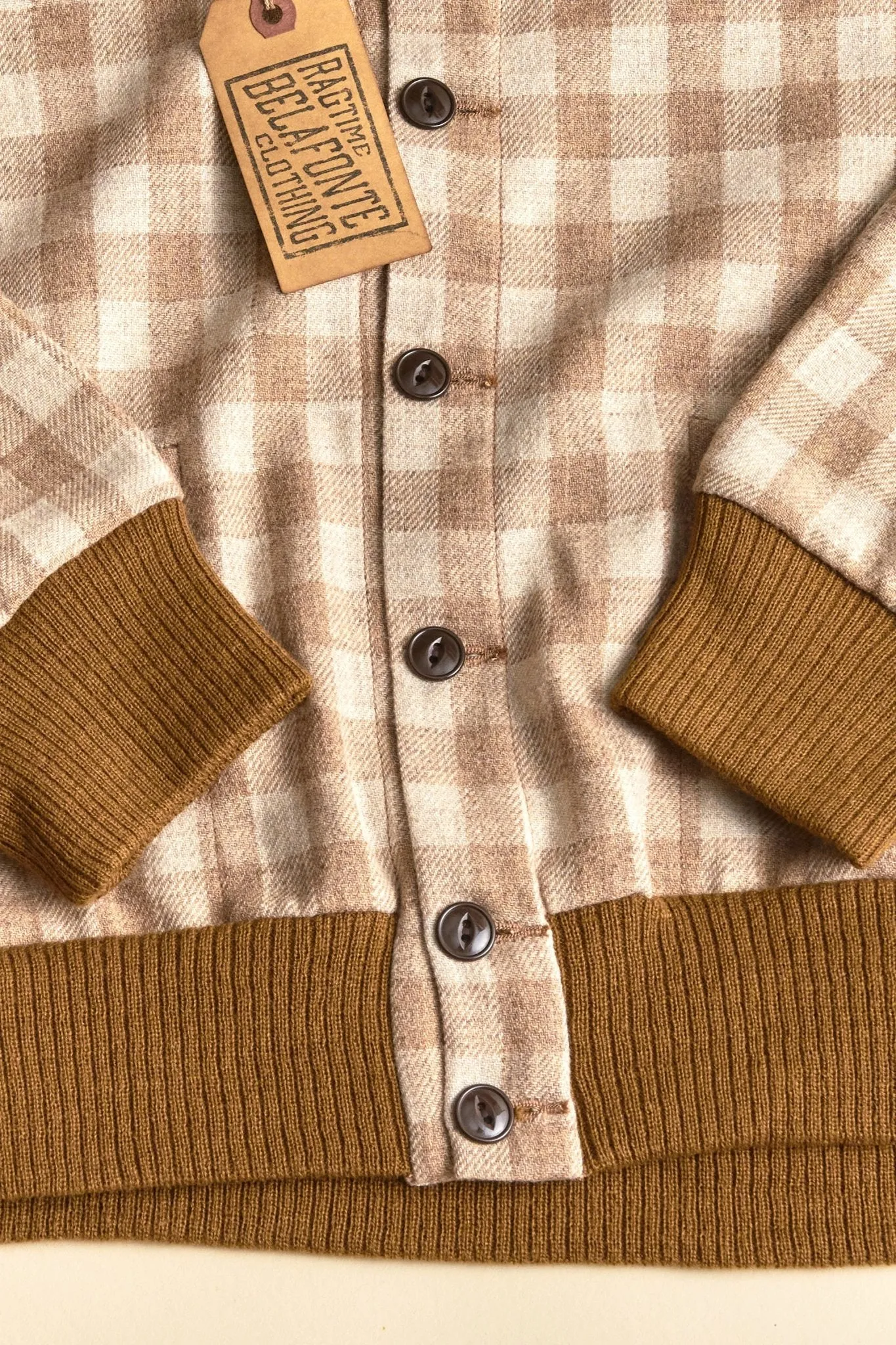 Belafonte Ragtime A1 Jacket - Beige Buffalo Check