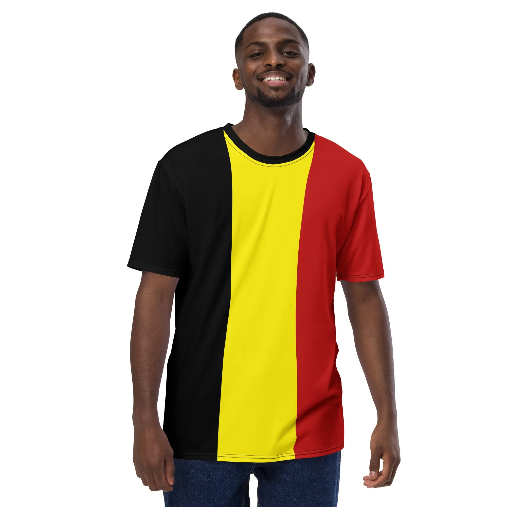 Belgium Flag T-shirt For Men