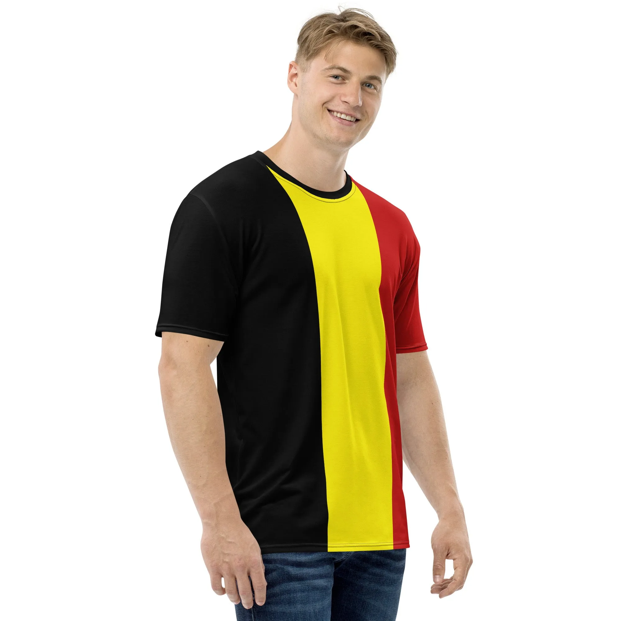 Belgium Flag T-shirt For Men