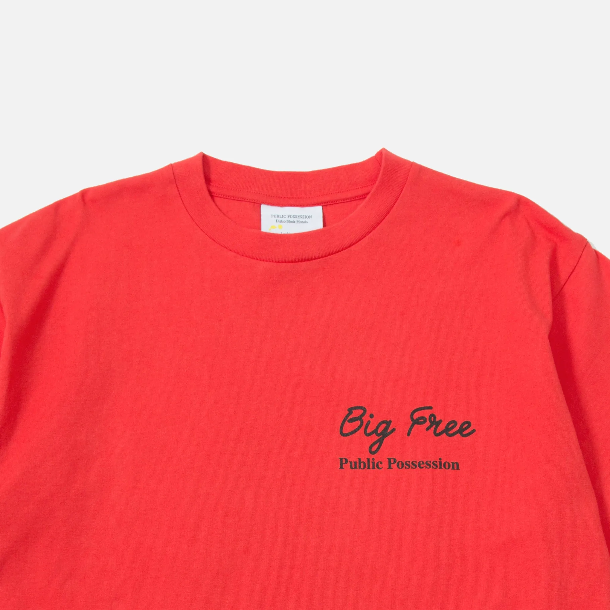 Big Free T-shirt - Cherry Red