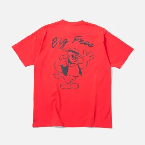 Big Free T-shirt - Cherry Red