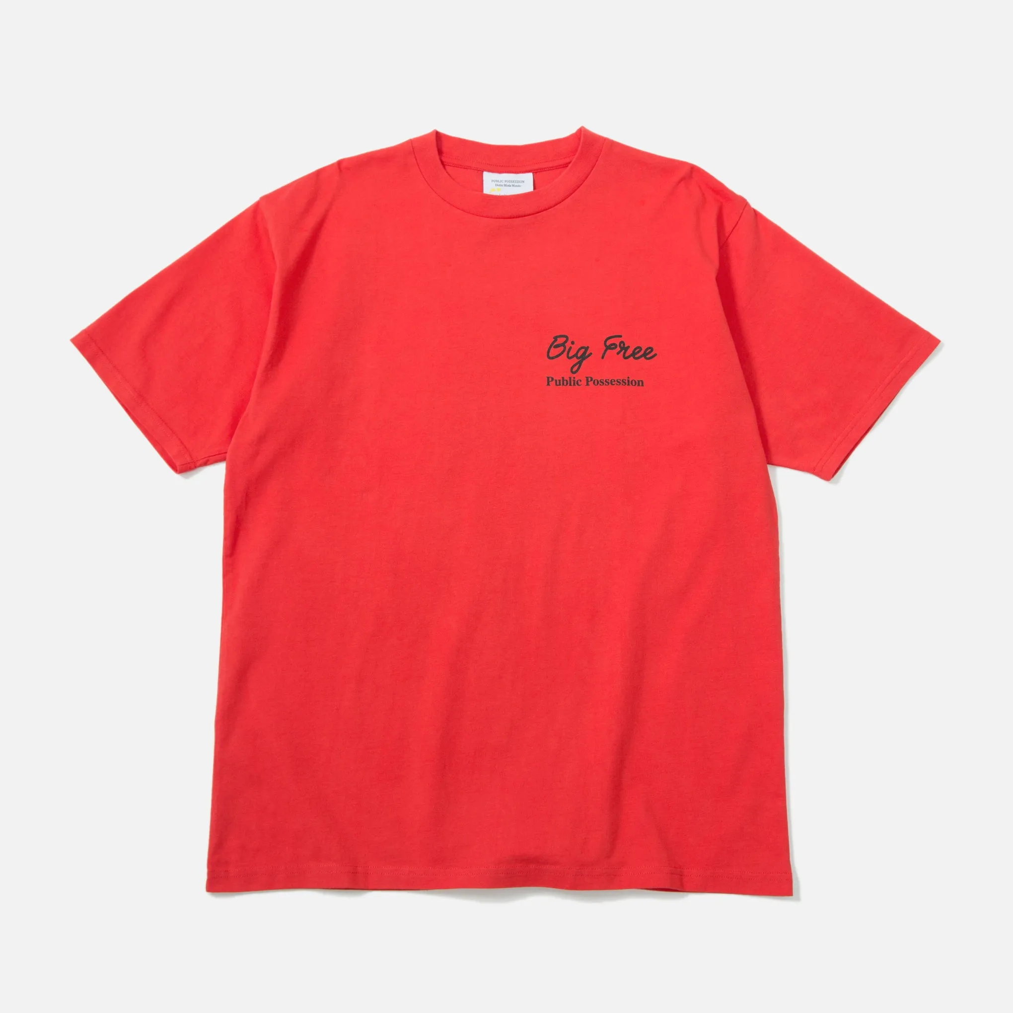 Big Free T-shirt - Cherry Red