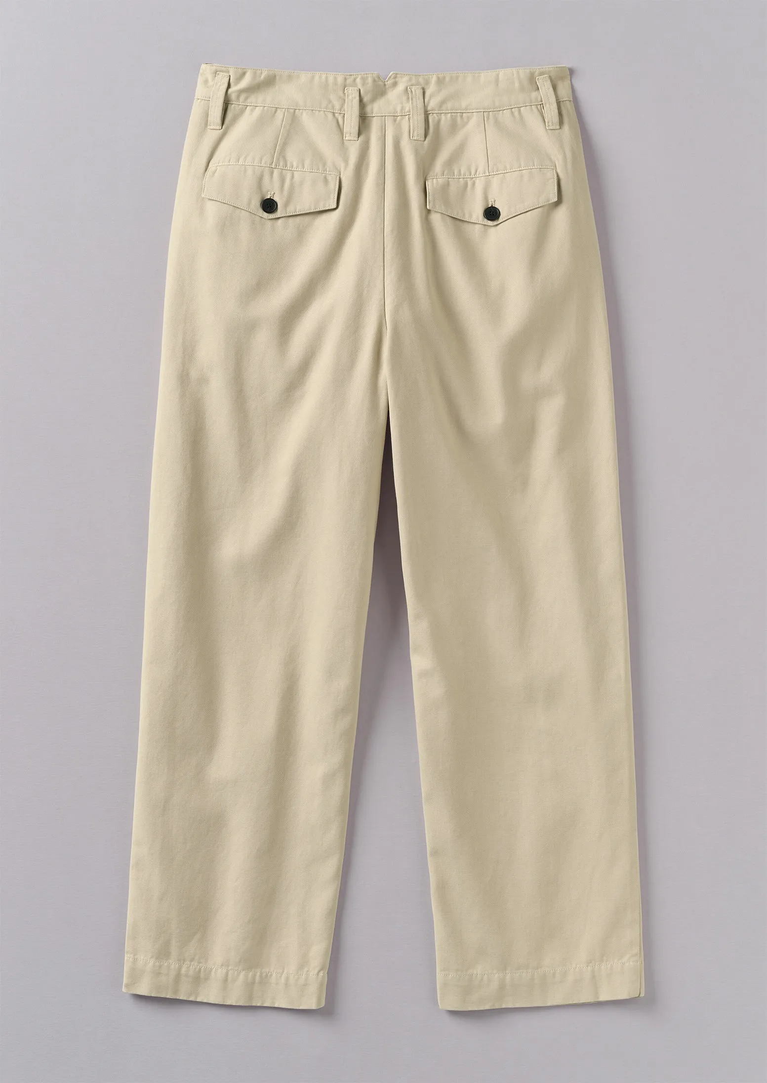 Bill Cotton Wide Leg Pants | Stone