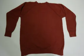 Blank Red 60's Vintage Gusset Chain Stitched Crewneck Sweatshirt