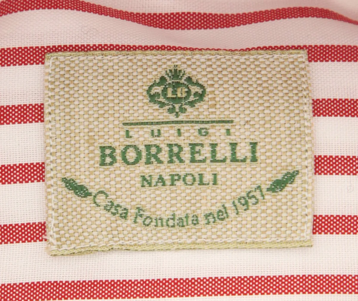 Borrelli Red Shirt - Extra Slim