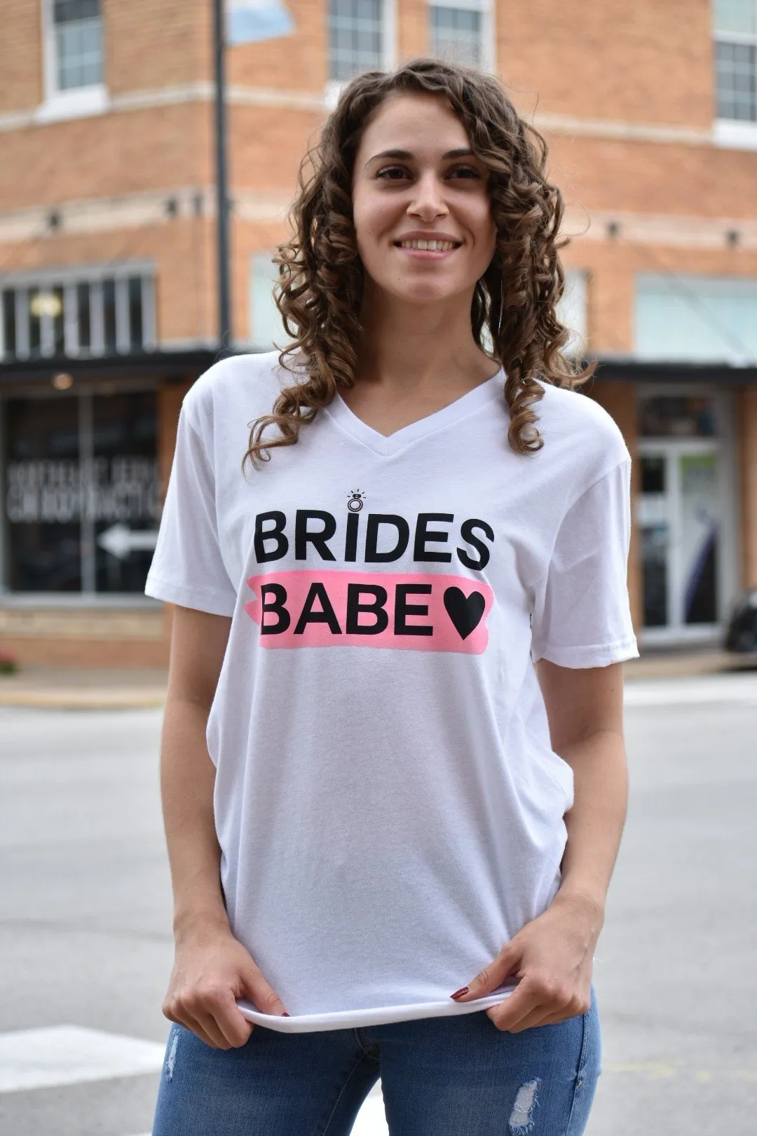 Bridesmaid Babe Graphic T-shirt