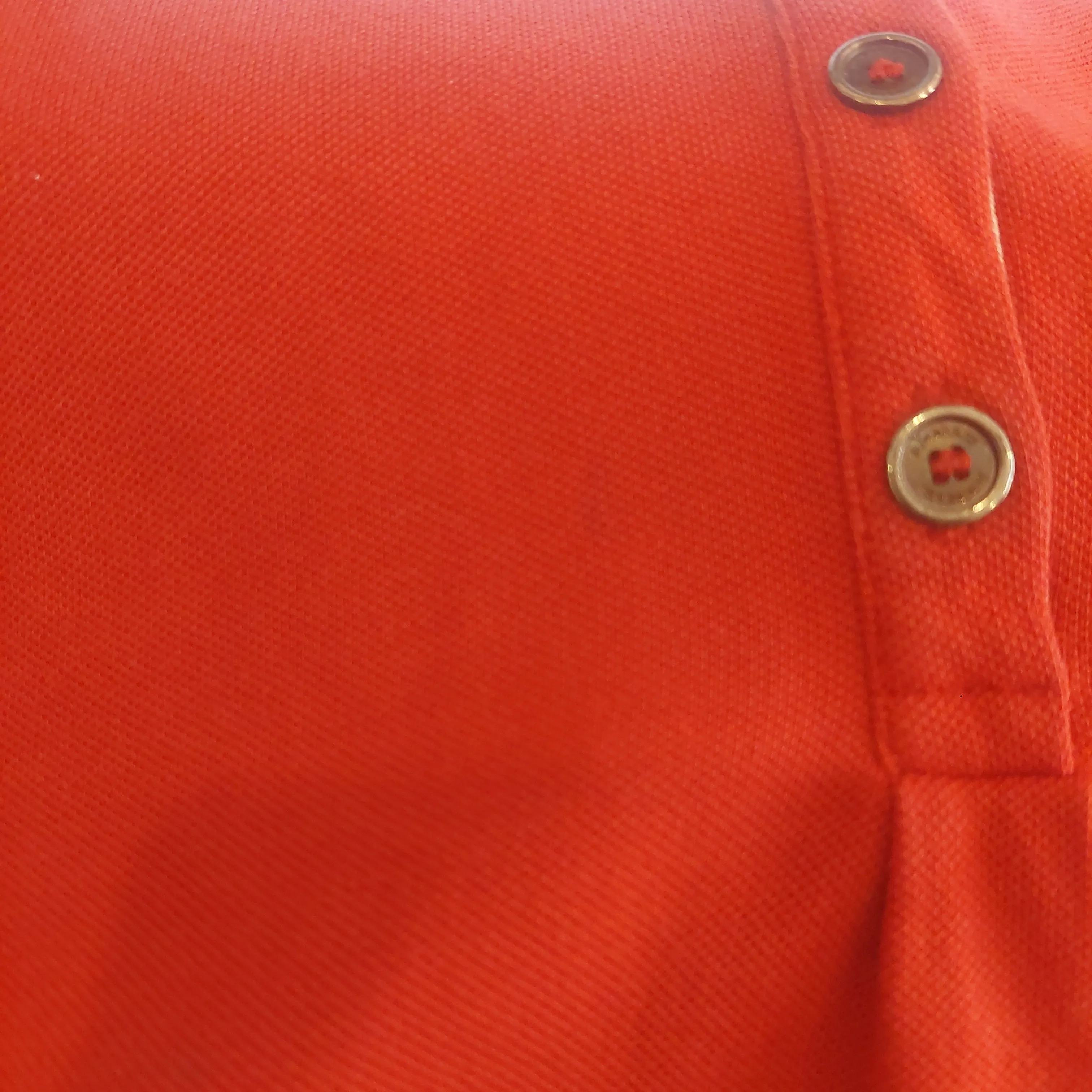 Burberry Women's Red Polo Shirt | Gently Used |