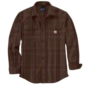 'Carhartt' Men's Heavyweight Flannel Button Down - Chestnut