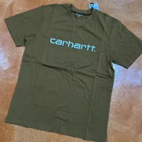 CARHARTT WIP S/S SCRIPT T-SHIRT (BROWN)