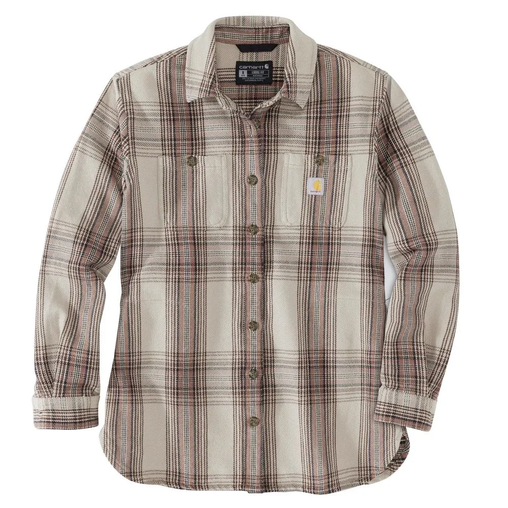 'Carhartt' Women's Heavyweight Twill Overshirt - Nutmeg