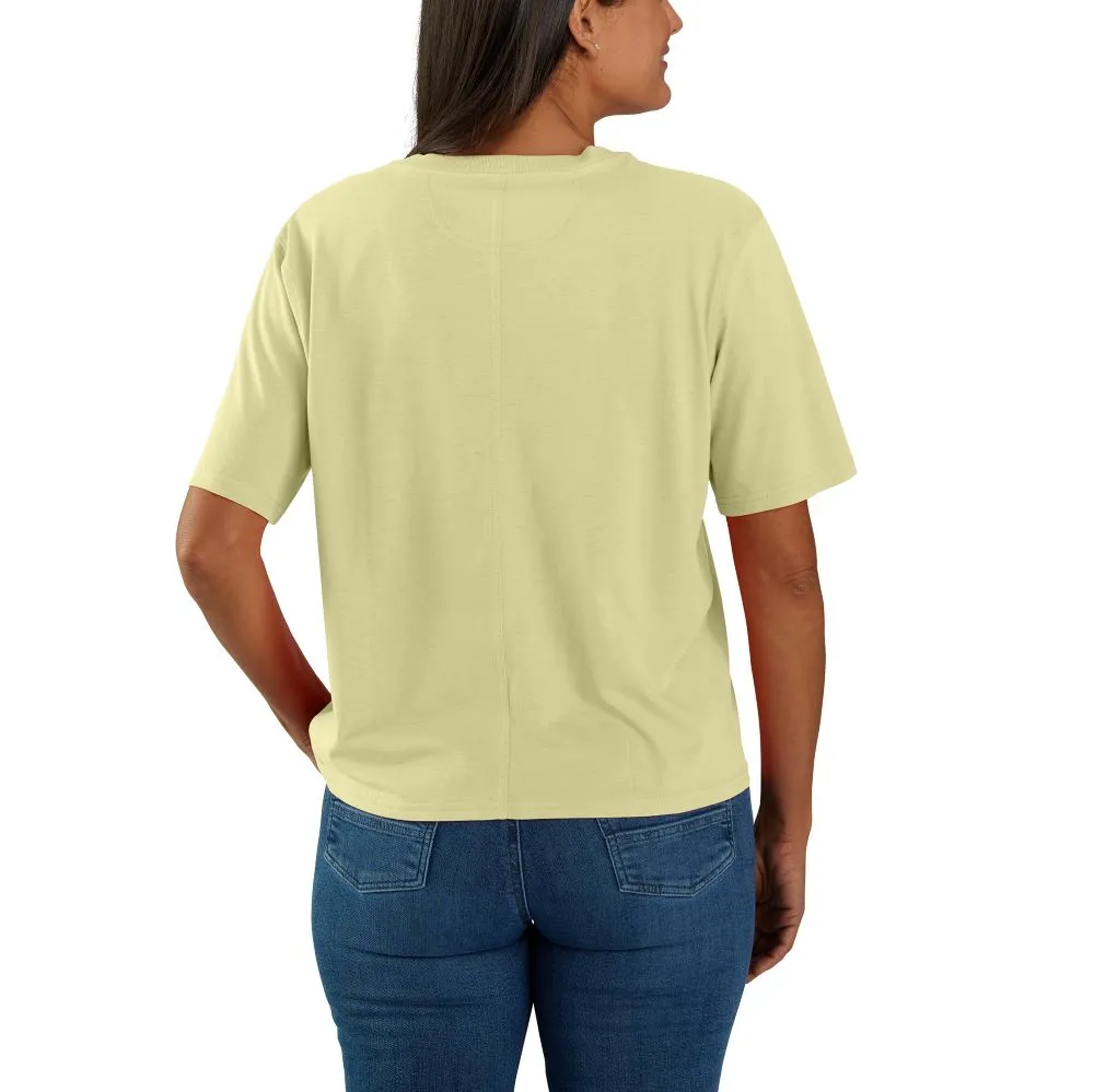 'Carhartt' Women's Tencel Fiber Series Loose Fit Crewneck T-Shirt - Dried Clay