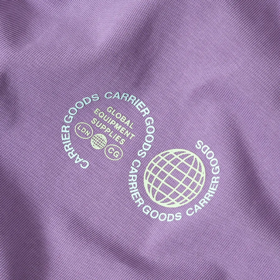 Carrier Goods Globe Tee Purple Sage