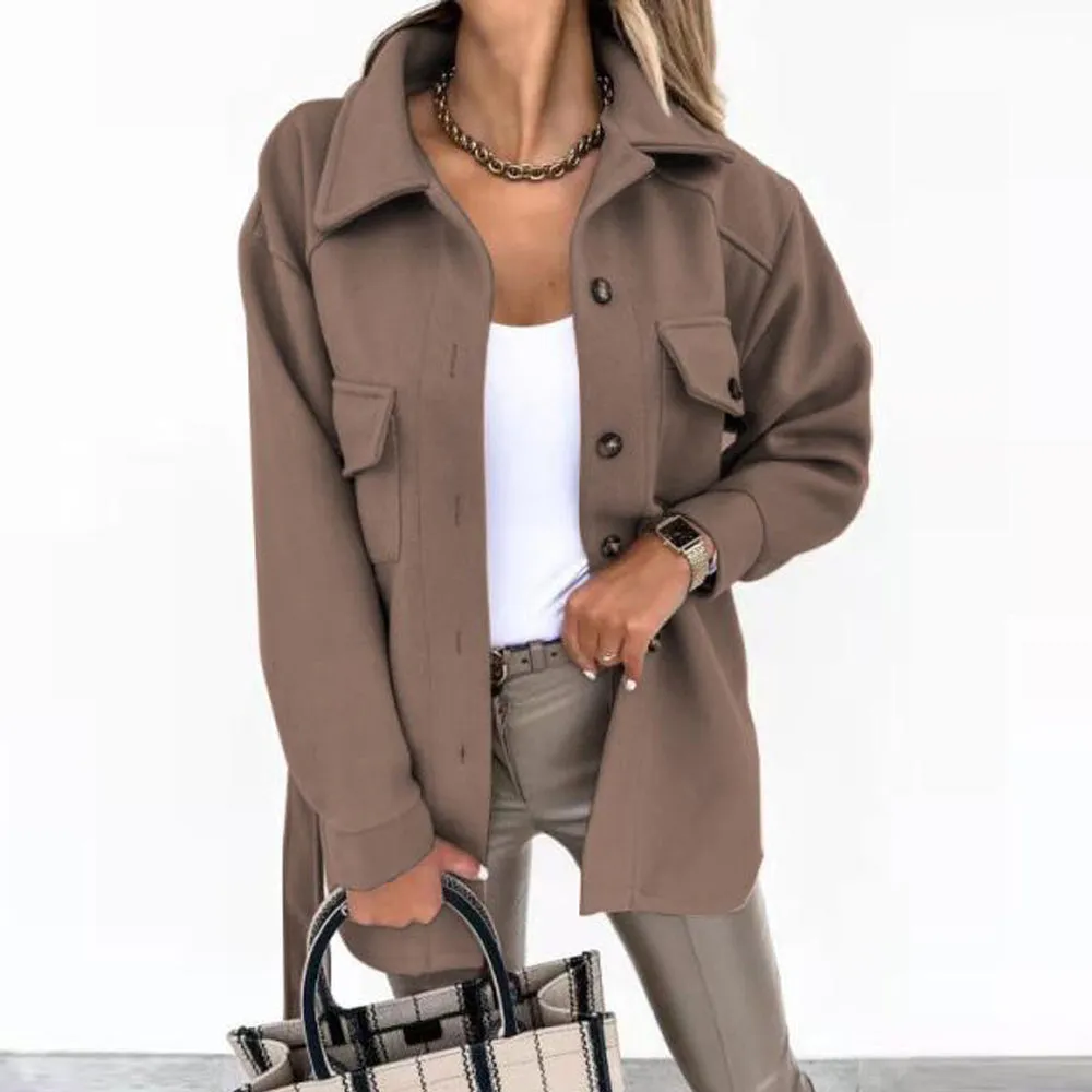 Casual Long Sleeve Shirt Jackets