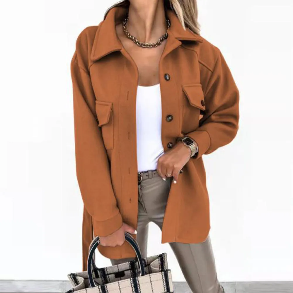 Casual Long Sleeve Shirt Jackets