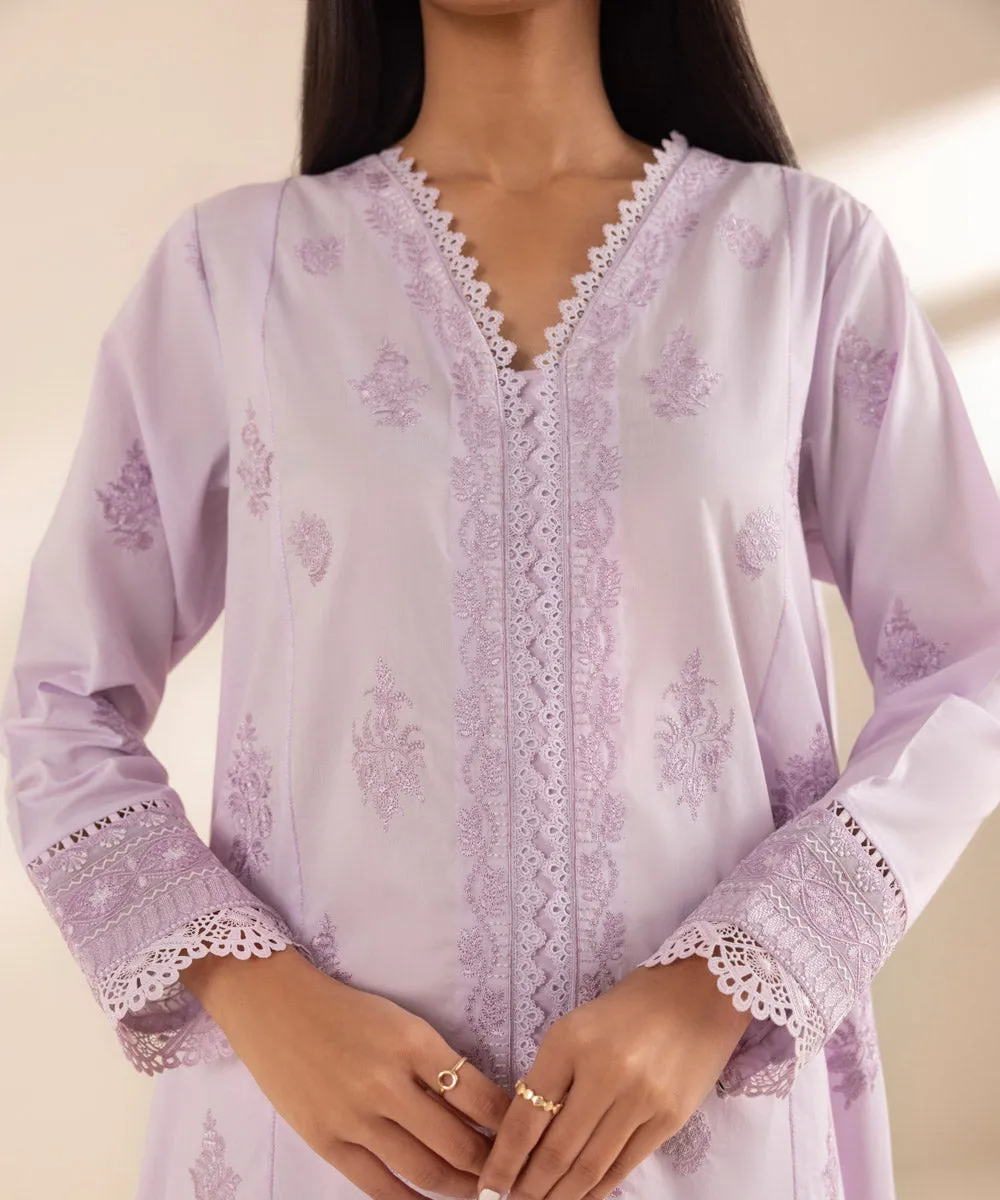 Chikankari Embroidered Shirt