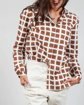 Chinzia Shirt - Brown Check