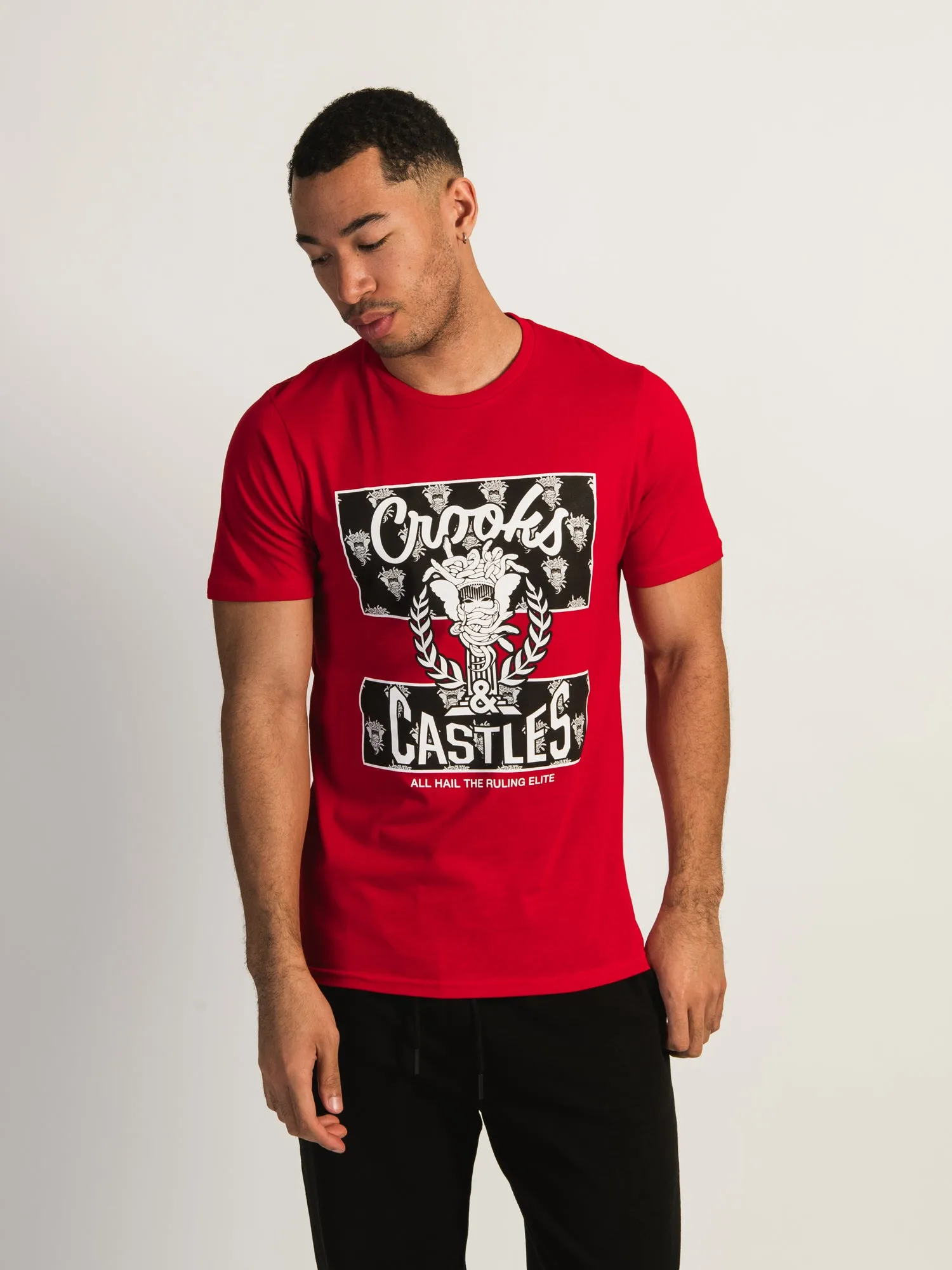 CROOKS & CASTLES LOCKUP BANDITO KLEPTO T-SHIRT