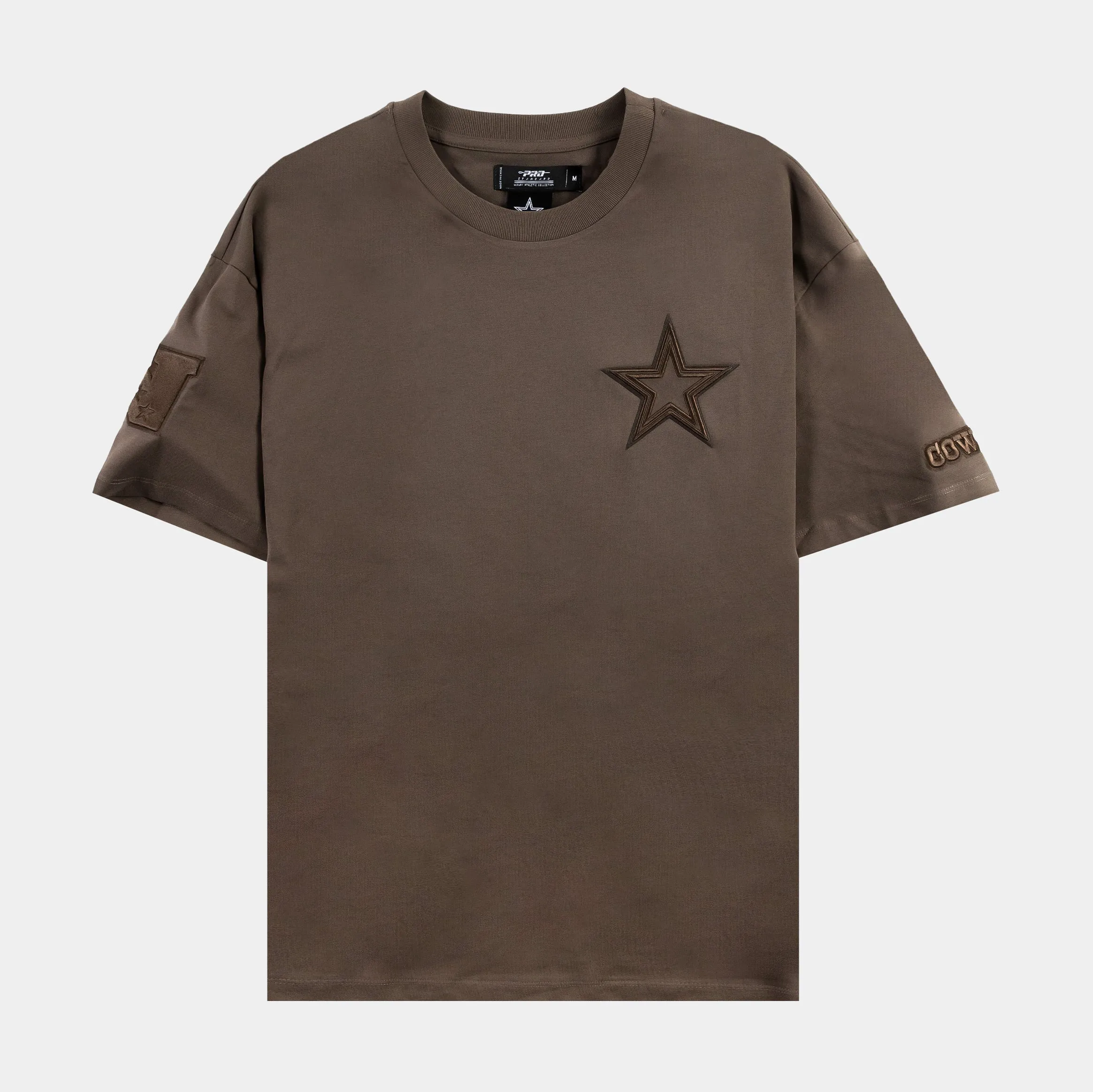 Dallas Cowboys Neutral Mens Short Sleeve Shirt (Brown)