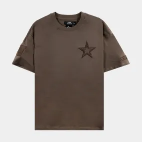 Dallas Cowboys Neutral Mens Short Sleeve Shirt (Brown)