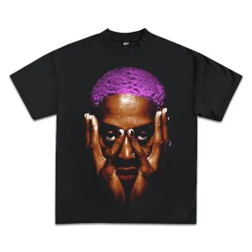 Dennis Rodman Jumbo Purple T-Shirt