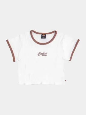 Dickies Women's Arlington Mini Tee - White