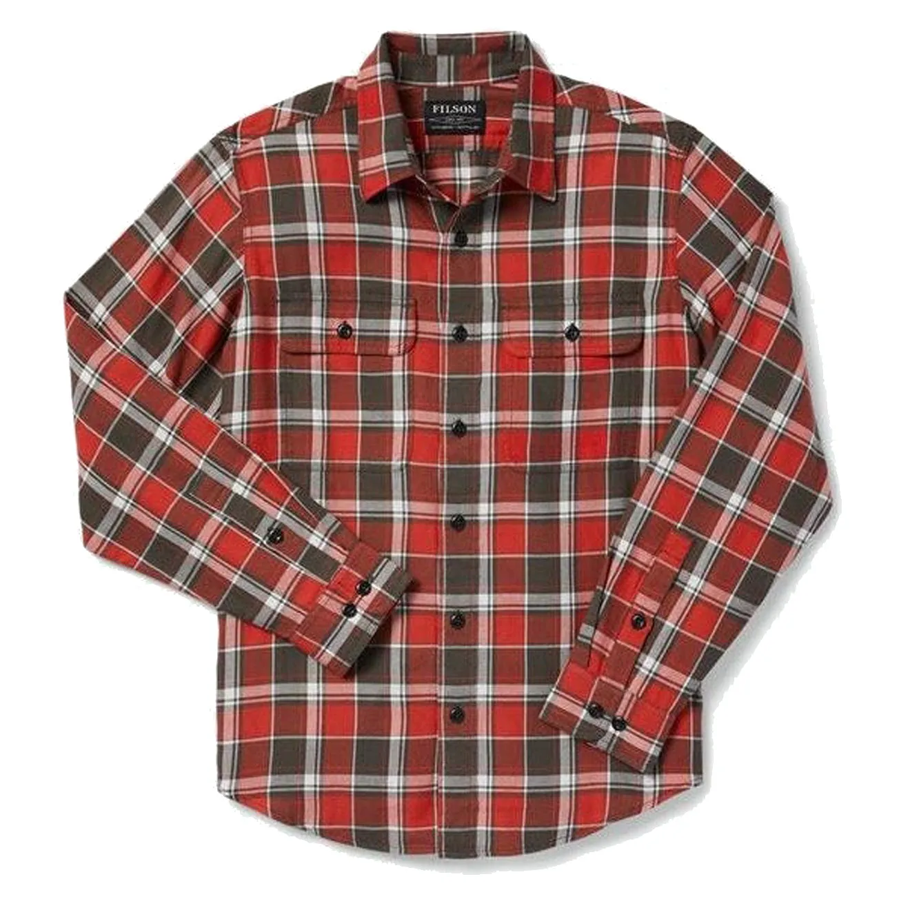 Filson Scout Shirt Red / Grey / White