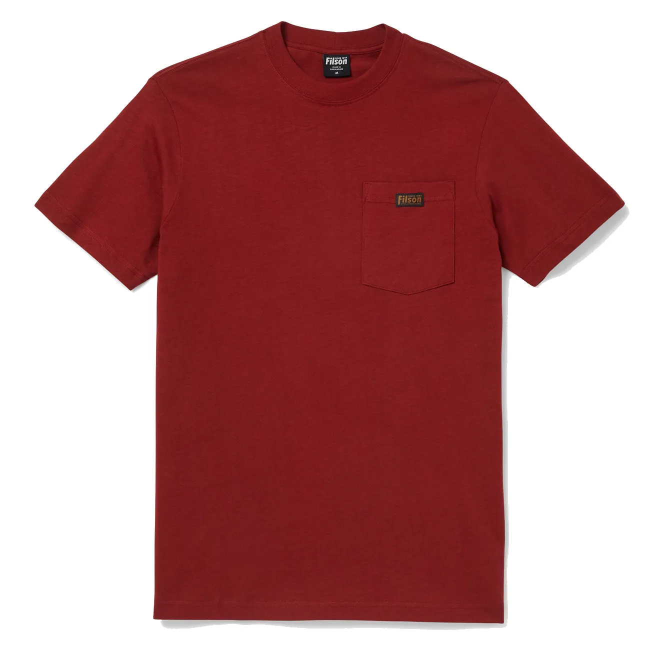 Filson S/S Ranger Solid One Pocket T-Shirt Fast Track Brick Red