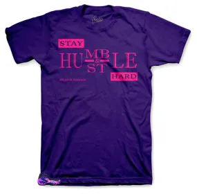 Foamposite Purple Camo Shirt -Humble- Purple