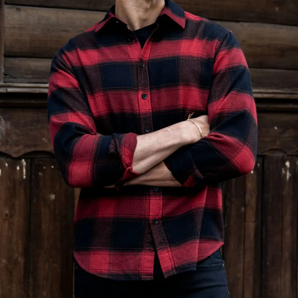 Forever Flannel Shirt | Red & Black