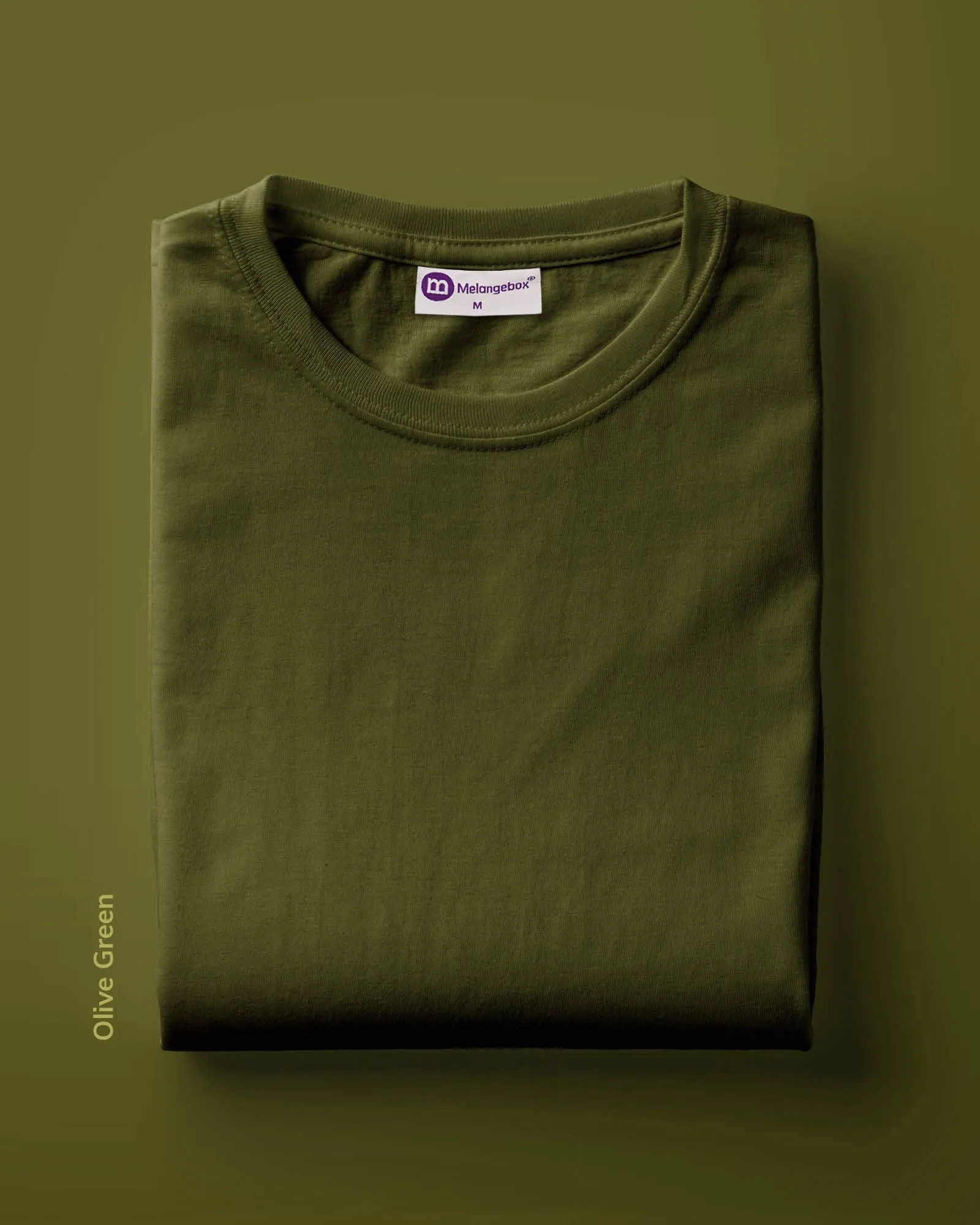 Full Sleeves Crew Neck: Olive Green