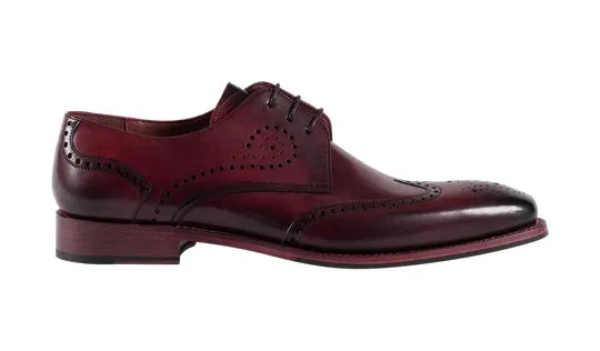 GEORGE BURGUNDY BROGUE