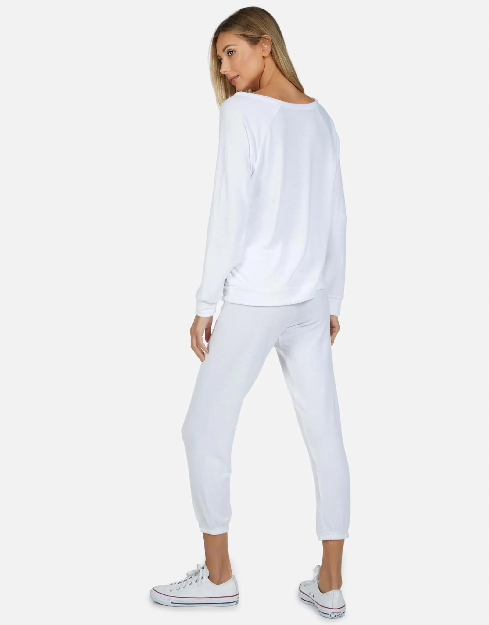 George Core Boyfriend Sweatpant White