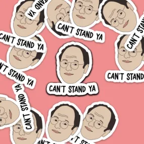 George Costanza Seinfeld Vinyl Sticker