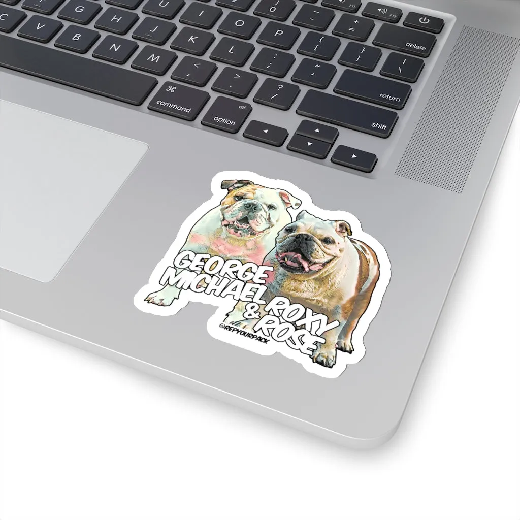 George Michael & Roxy Rose Stickers